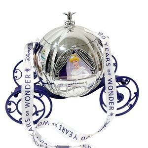 Disney 100 Years Wonder Premium‎ Metallic Cinderella Carriage Popcorn Bucket